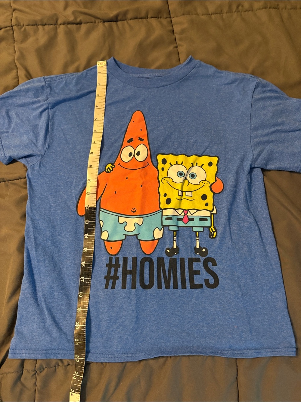 Nickelodeon Blue SpongeBob & Patrick #HOMIES Tee